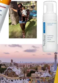  ??  ?? You need a good cleanser on holiday to remove every last trace of SPF. I love Neostrata Foaming Glycolic Wash, £30.