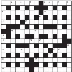  ??  ?? PRIZES of £20 will be awarded to the senders of the first three correct solutions checked. Solutions to: Daily Mail Prize Crossword No. 15,497, PO Box 3451, Norwich NR7 7NR. Entries may be submitted by second-class post. Envelopes must be postmarked no...