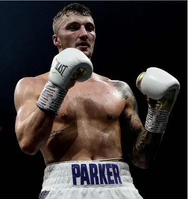  ?? Photo: MARK RUNNACLES/GETTY IMAGES ?? HIGHLY RANKED: Parker is the WBO’S leading contender