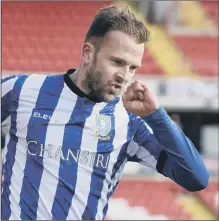  ?? Picture: Steve Ellis ?? WANTED MAN Sheffield Wednesday forward Jordan Rhodes is reportedly attracting interest from elsewhere