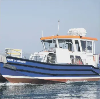  ??  ?? PLEA FOR A LIFELINE Hayling Ferry