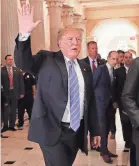  ?? PABLO MARTINEZ MONSIVAIS/AP ?? President Donald Trump and House Republican leader Kevin McCarthy of California leave the U.S. Capitol in 2018.