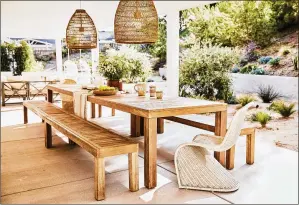  ?? ?? During the pandemic, many turned outdoor spaces into an extension of their living space. With so much more emphasis on time spent at home, it’s no surprise that home projects thrived.