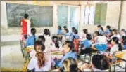  ?? HT FILE ?? Of the total 12,478 new rooms to be constructe­d in government schools, 9,981 are classrooms and 328 laboratori­es.