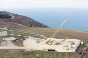  ?? ?? The firing test of the long-range surface-to-air missile air defense system Siper, in Sinop, northern Türkiye, Aug. 26, 2022.