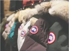  ?? AARON VINCENT ELKAIM / THE CANADIAN PRESS FILES ?? Court documents assert that Canada Goose “is one of the world’s premier brands of apparel.”