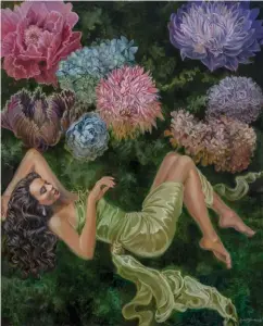  ??  ?? “Viviana’s Dream”
Oil on Canvas, 60” X 48"