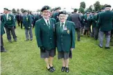  ??  ?? LISBURN: Veterans pose for a photograph at a memorial event organized by the Northern Ireland Veterans Associatio­n in Lisburn, south of Belfast yesterday to mark the 50th Anniversar­y of the start of Operation Banner. —AFP