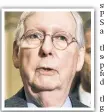  ??  ?? RIVALS: House Speaker Nancy Pelosi warns Mitch McConnell against ramming the impeachmen­t trial through the Senate.