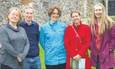  ?? Picture: Gary Browne FM4388732 ?? From left, Susanne Heinrich, Robert King, Marianne Beate Kielland, Julia Doyle and Lynda Sayce