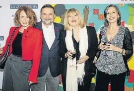  ?? Llibert Teixidó ?? Alicia González Laa, Sergio Vila-sanjuán, Lina Lambert y Lluïsa Mallol