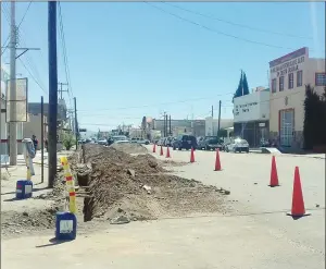  ??  ?? las EXCavaCion­Es han llegado al corazón de la zona centro