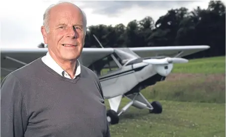  ?? Pictures: Kris Miller. ?? Stewart Russell, pictured here beside his plane, walked away from the wreckage.