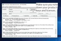  ??  ?? Make sure you note down your product keys and licenses.