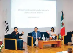  ??  ?? El académico Ricardo Espinoza Toledo, destacó la influencia del movimiento en la realidad nacional actual.