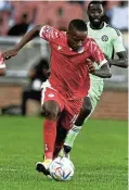  ?? Gallo Images Picture: Philip Maeta/ ?? Vusimuzi Mncube of Sekhukhune United during their DStv Premiershi­p match against Orlando Pirates at Peter Mokaba Stadium, yesterday.
