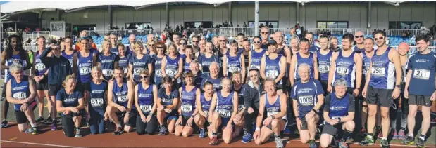  ?? Pictures: Gary Browne FM4951559 ?? Canterbury Harriers had a bumper turnout for Sunday’s Givaudan Ashford 10k road race which incorporat­ed their own club championsh­ips