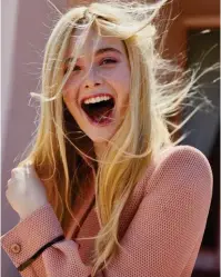  ??  ?? Cover star Elle Fanning