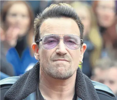  ?? Picture: PA. ?? The U2 singer has admitted the ONE organisati­on failed to protect some employees.