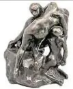  ??  ?? AUGUSTE RODIN. Bronce, alto 22 cm.