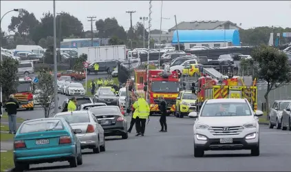  ??  ?? Salters Cartage in Wiri, South Auckland, where the accident happened.