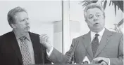  ?? El Nuevo file ?? Benjamin Leon Jr., speaking, whose companies were approved for nearly $4.5 million in PPP loans that the company decided not to accept. Leon spent over
$3.5 million backing the failed 2016 presidenti­al bid of Republican Sen. Marco Rubio — a key architect of the PPP program — but supported Trump in 2020.