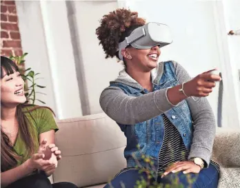  ?? OCULUS ?? The Oculus Go features a “breathable” mesh fabric and custom optical design.