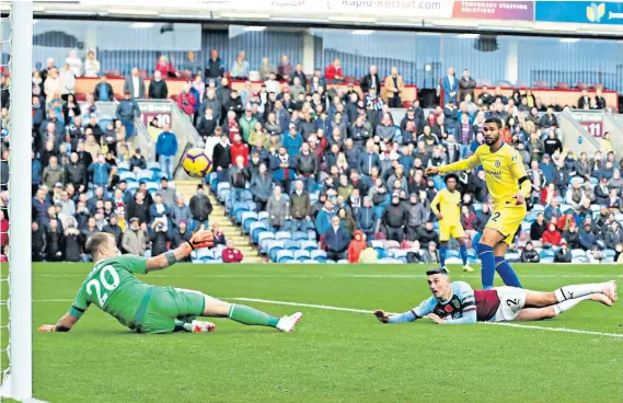  ??  ?? England potential: Ruben Loftus-cheek caps off a fine week with Chelsea’s fourth goal late on against Burnley, joining Ross Barkley (below) on the scoresheet