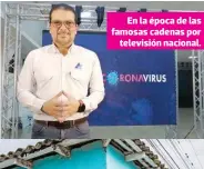  ?? ?? En la época de las famosas cadenas por televisión nacional.