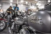  ?? DAVID PAUL MORRIS / BLOOMBERG 2017 ?? Harley-Davidson said Monday it came to its decision to move some production because of retaliator­y tariffs it faces in an escalating trade dispute between the U.S. and the European Union.