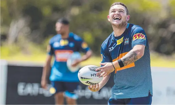  ?? ?? JAB PUSH: Former Gold Coast Titans half Ashley Taylor is working with Queensland Health to encourage Indigenous people to get vaccinated against Covid-19.