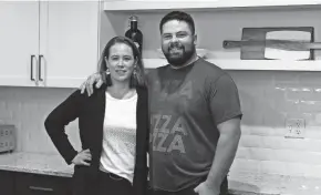  ?? COURTESY OF BAKER’S QUALITY PIZZA ?? Siblings Anne Cookson and Chris Miller started Crustology Hand-Crafted Pizza Crusts in 2020 as a subsidiary of their business, Baker’s Quality Pizza Crusts. Crustology sells crusts for home bakers.