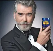  ??  ?? ‘Manipulate­d’: Pierce Brosnan’s Pan Bahar ad