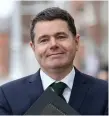  ??  ?? Minister Paschal Donohoe