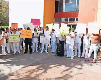  ??  ?? El paro de labores se adelantó, ya que estaba programado para el 15 de este mes