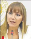  ??  ?? Carla Bacigalupo, de Añetete, futura ministra de Trabajo.