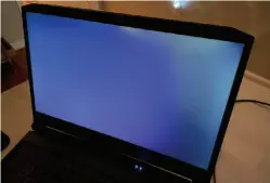  ??  ?? We saw some evidence of screen bleed on the Nitro 5’s 15.6-inch display, particular­ly near the top of the panel.