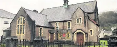  ??  ?? Bethania Chapel in Ferryside, which is going up for auction on February 10 with a guide price of £75,000.