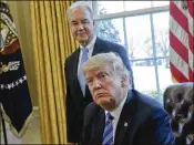  ?? PABLO MARTINEZ MONSIVAIS / AP ?? The resignatio­n of Health and Human Services Secretary Tom Price on Friday capped a week of setbacks on health care for a President Donald Trump who made the issue a centerpiec­e of his campaign.