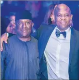  ??  ?? Chairman, BUA Group, Alhaji Abdulsamad Rabiu and Group Chairman, UBA Plc, Mr. Tony Elumelu