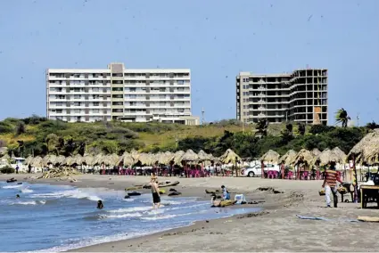  ?? LUIS RODRÍGUEZ LEZAMA ?? La extensión de playas donde se ejecutará el proyecto de 770 metros lineales, en Sabanilla.