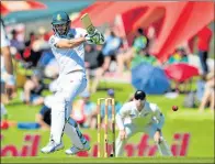  ?? Picture: BACKPAGEPI­X ?? HUNDRED UP: Faf du Plessis scored a scintillat­ing ton, his fifth in Test cricket, as South Africa took control of the second and final Test against New Zealand at Centurion yesterday