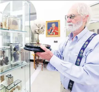  ?? JOHN MAHONEY ?? “The idea of giving the public access to the museum is to demystify the science of pathology and illustrate its importance in medicine,” says professor Rick Fraser of the Maude Abbott Medical Museum.