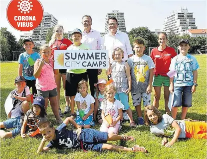  ??  ?? Die Stadt Wien stellt dem Bund das Modell der Summer City Camps gerne zur Verfügung