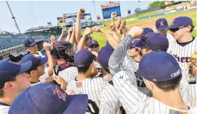  ?? APRIL GAMIZ/THE MORNING CALL ?? Liberty plays against Emmaus during a District 11 6A high school baseball final held May 31, 2019, at Coca-Cola Park in Allentown.