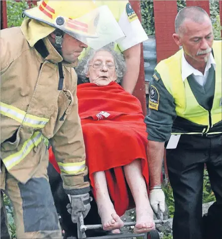  ??  ?? Working together: A change to an agreement between St John and the New Zealand Fire Service means fire crews are assisting ambulance officers with more medical calls.