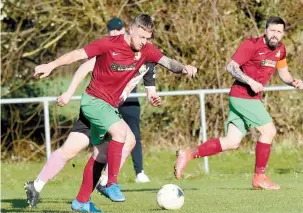  ?? ?? Holyport had five shots with four on target, compared to Spelthorne's six. Captain Jack Woodbridge felt whichever team scored first was going to emerge victorious.
(All photos from Holyport's game with Windsor this season.)