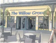  ??  ?? The Willow Grove Wetherspoo­ns pub in Lord Street