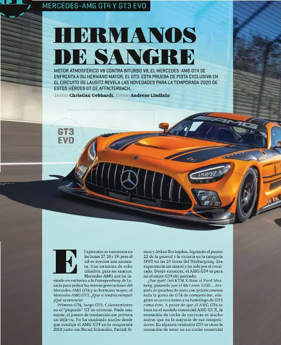Mercedes Amg Gt3 Evo Gt4 Pressreader