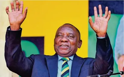  ?? FOTO: DPA ?? Der 65-jährige Cyril Ramaphosa stammt aus Soweto, dem größten Township Südafrikas im Südwesten Johannesbu­rgs. In dem hat einst auch Nelson Mandela gelebt.